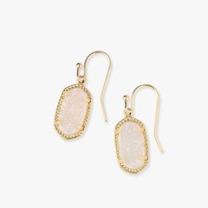Kendra Scott Lee gold drop earrings new